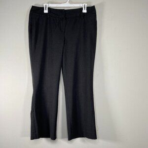 Larry Levine PETITE Dress Pants Women's 14P Mid Rise Black Office Business